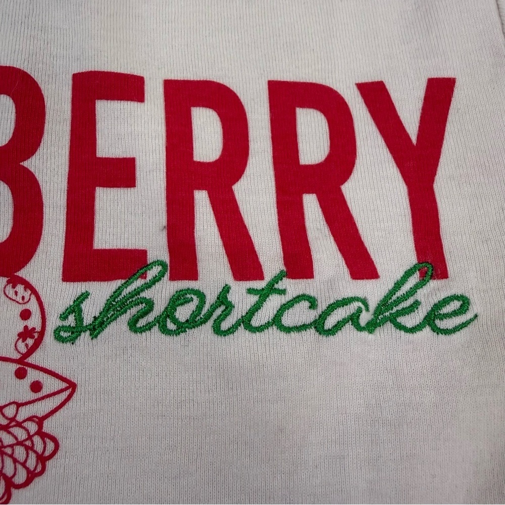 Women’s Fashion Nova Strawberry Shortcake Ringer Short Sleeve Graphic Shirt XS - Picture 7 of 16